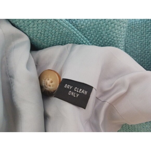 Vintage Company Ellen Tracy Silk Blazer Jacket Button Front Mint Size 4P - Picture 5 of 7